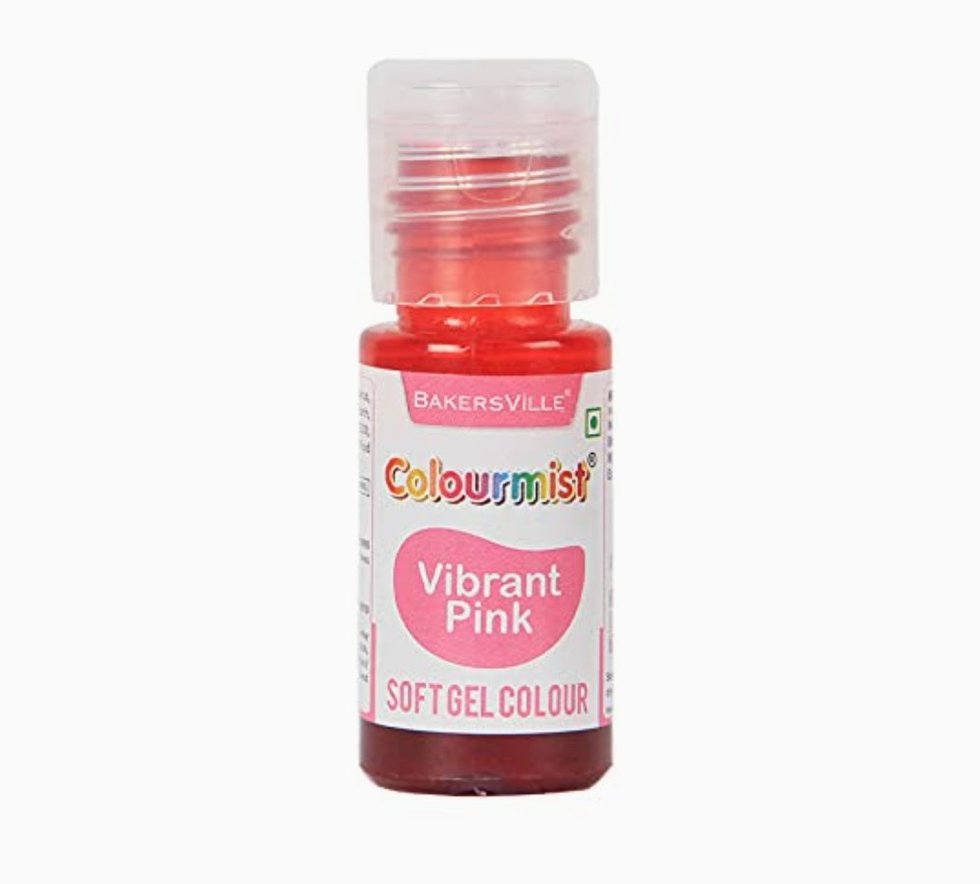 Bakersville colourmist Vibrant Pink Soft Gel Colour 20gm