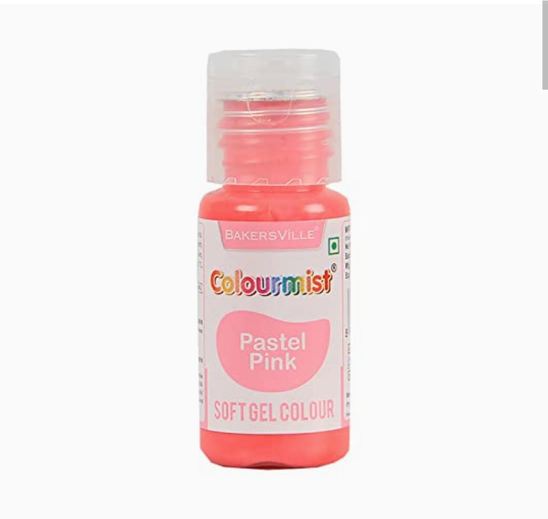 Bakersville colourmist Pastel Pink Soft Gel Colour 20gm