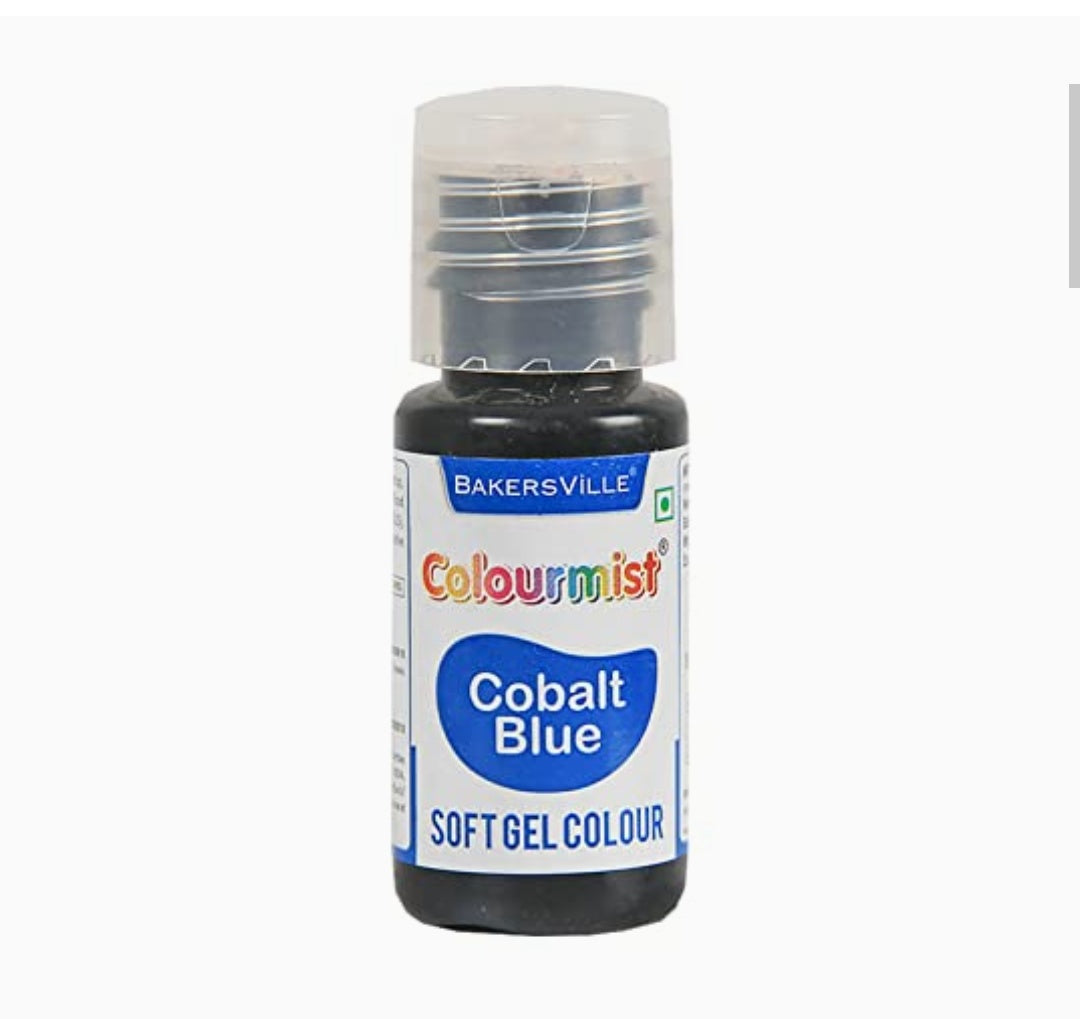 Bakersville colourmist Cobalt Blue Soft Gel Colour 20gm