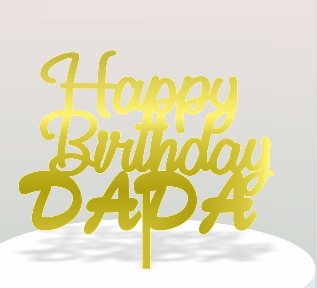 Happy Birthday dada Topper