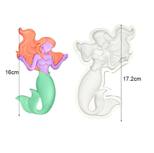 Mermaid silicone fondant  mould