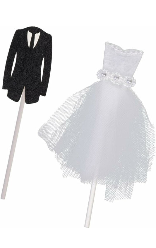 Groom Bride Dress Topper