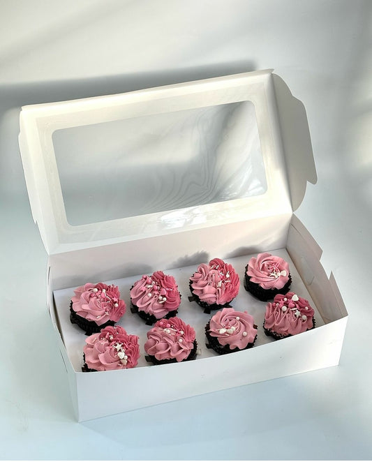 8 cavity Cupcake Box