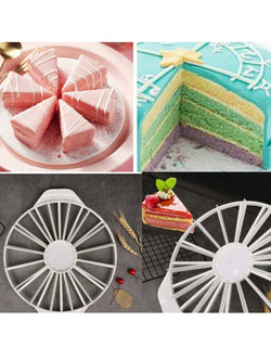 Cake Slice Pie Cake 10/12 Piece Equal Portion Marker size-27cm