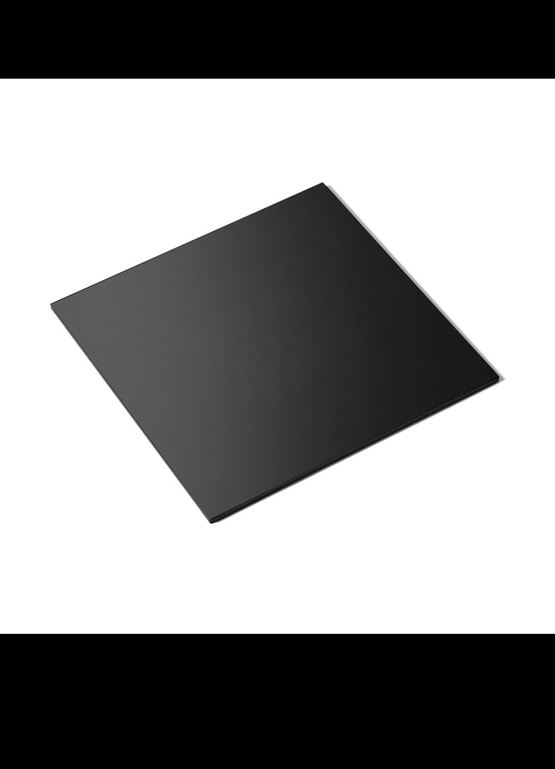 6 inch square black cake baseboard