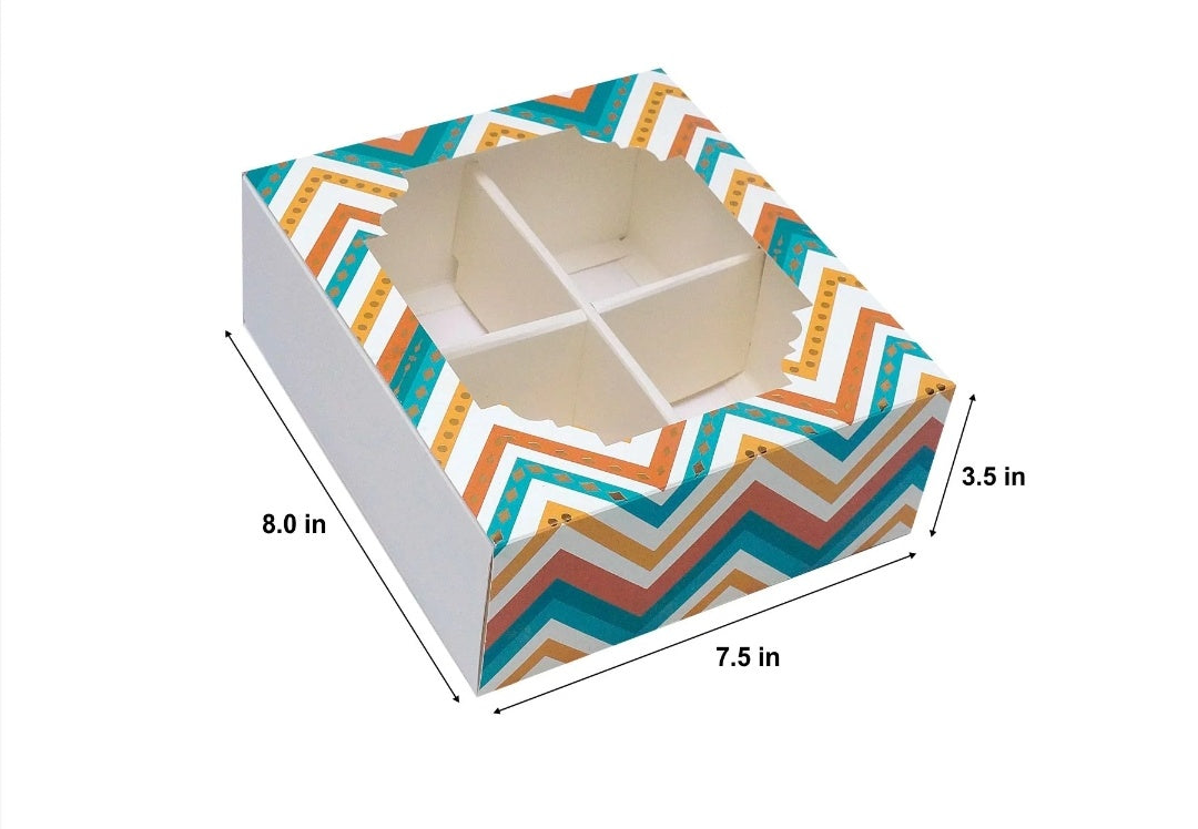 4 section Hamper Box Size-7.5×8.0×3.5