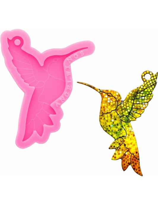 Humming Bird  silicon fondant mould