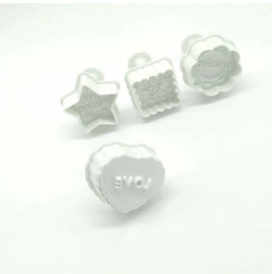 4 Pcs Plunger Cutter (Love,congrats, Thank you, Best wishes) ZN2017
