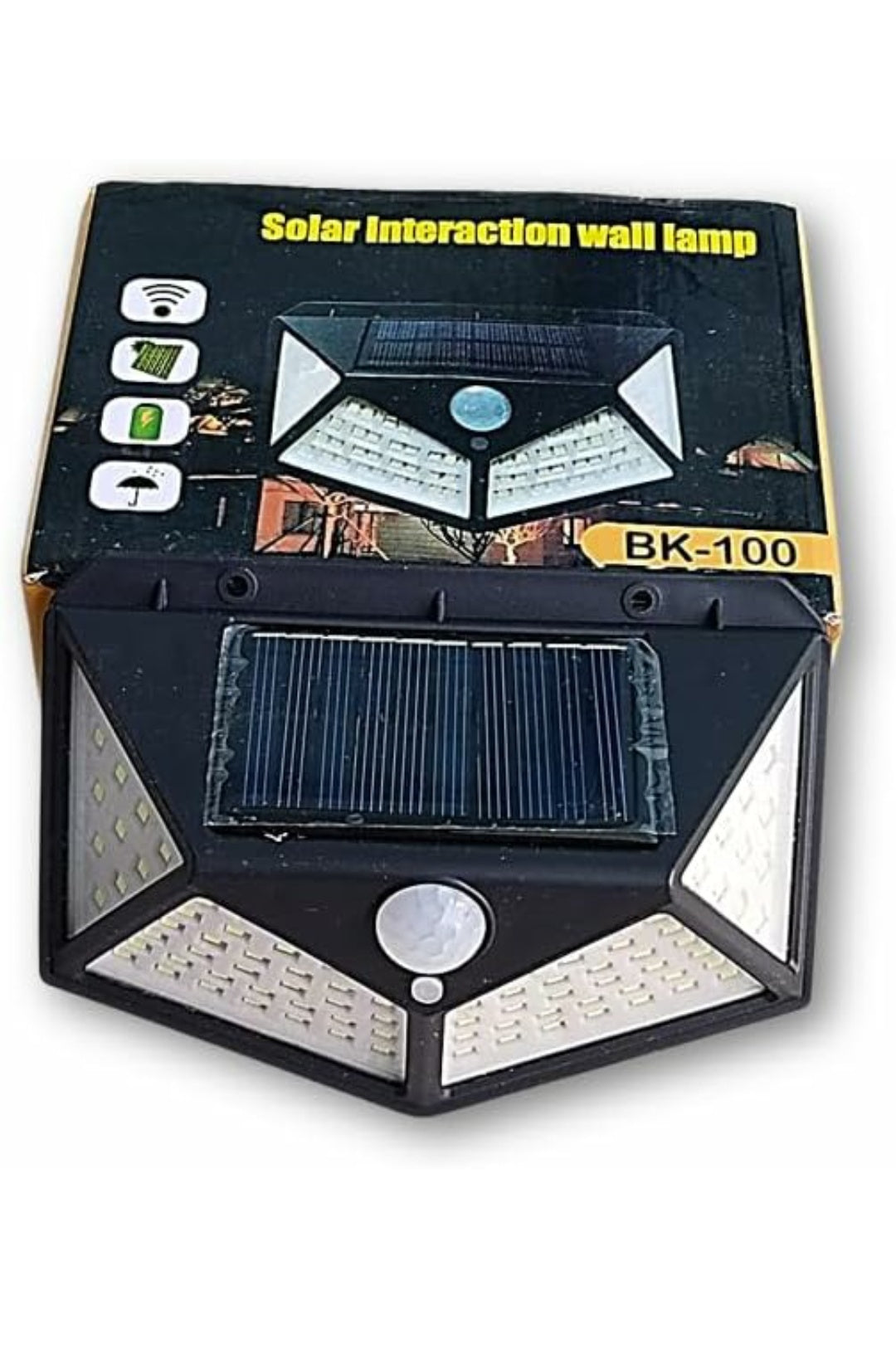 Solar interaction wall lamp