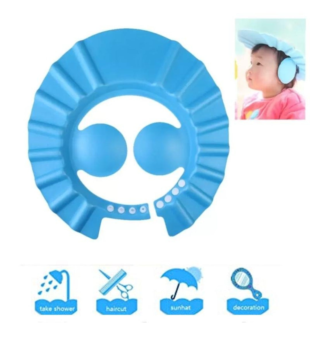 Adjustable Shower cap with ear Cover