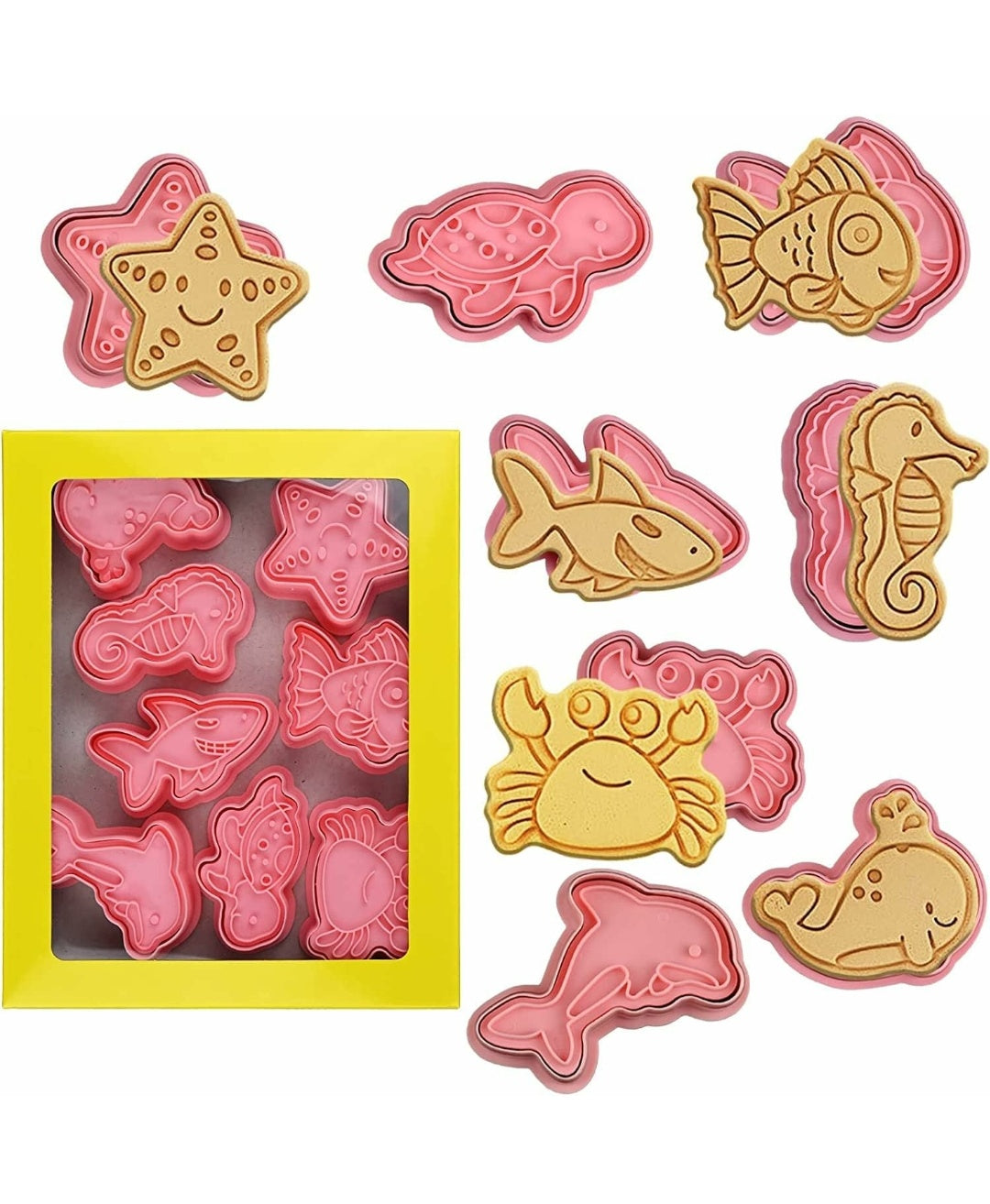 8 pcs Ocean Cookie Cutter