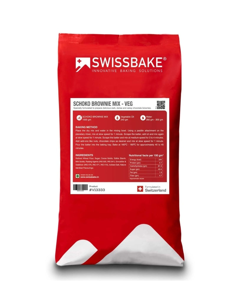 Swissbake Schoko Brownie mix-veg 1 kg pack