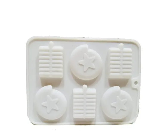 Diwali fire carcker Chakri Mould Diwali Chocolate Mould 6 Cavity