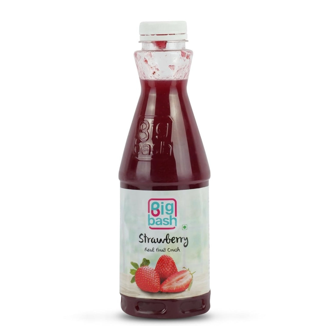 Big Bash strawberry real fruit crush 750ml