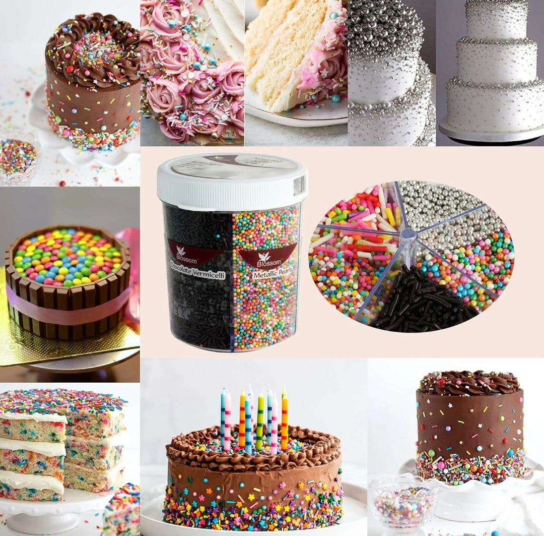 BLOSSOM Assorted Sprinkles pack-340 gm