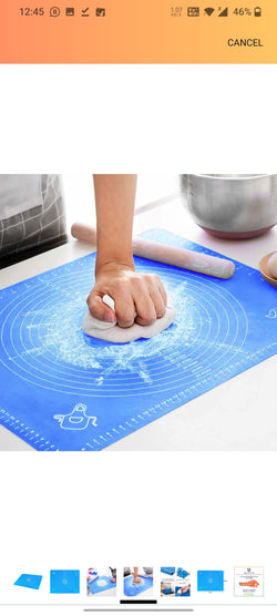 Big Size Silicon Mat Size- 24*16 Inch