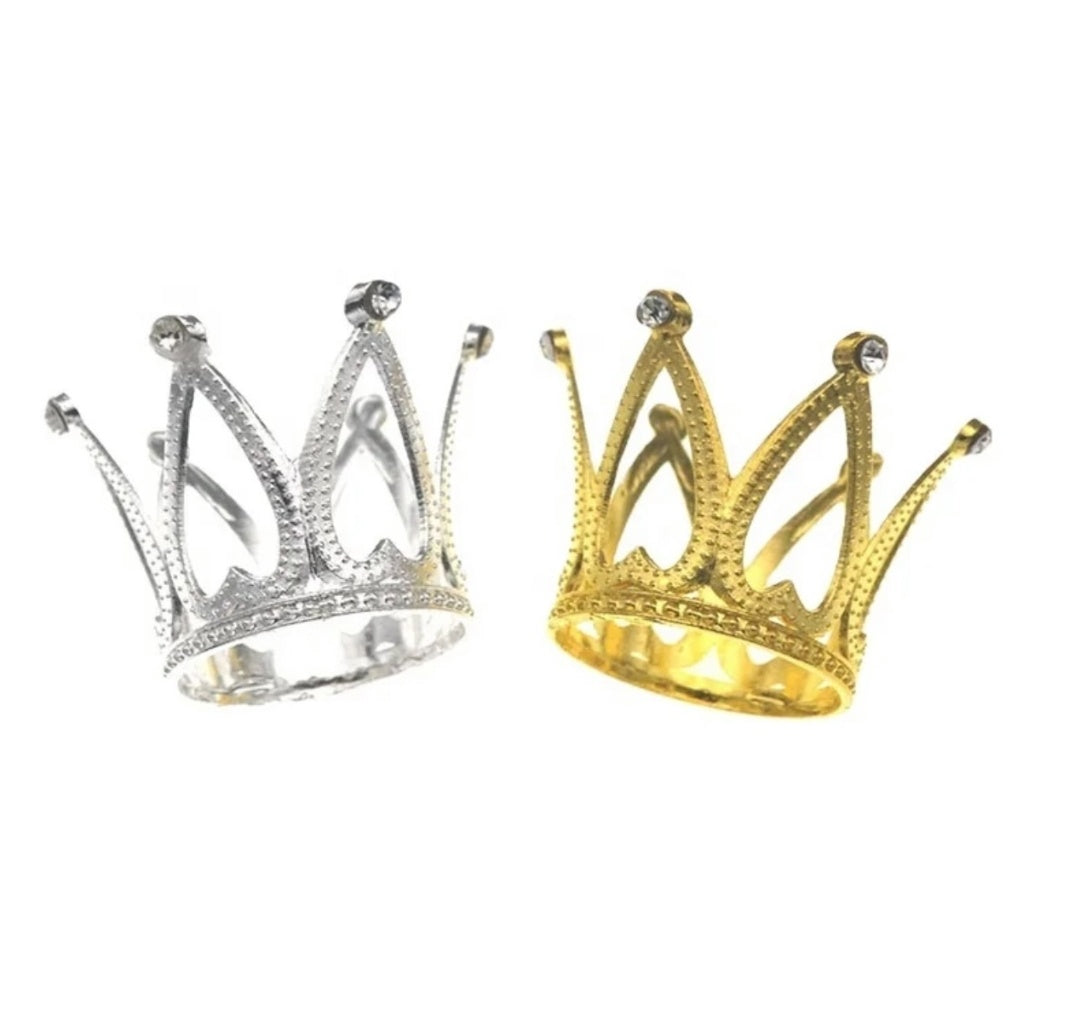 Silver Metal Mini Crown