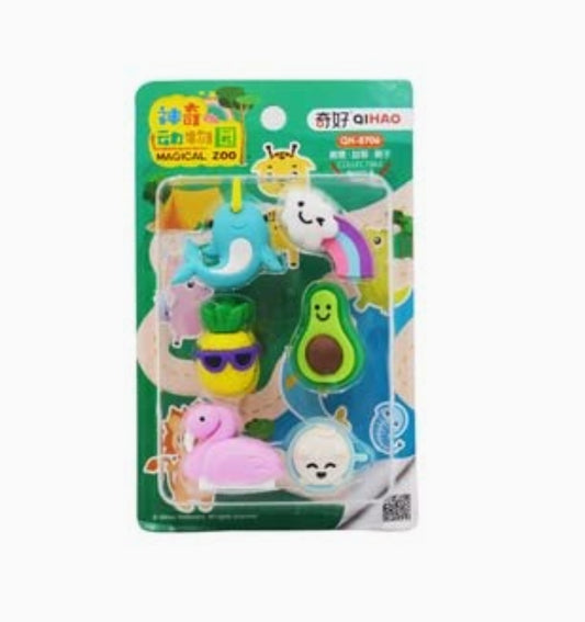 Kids Eraser Set Of 6