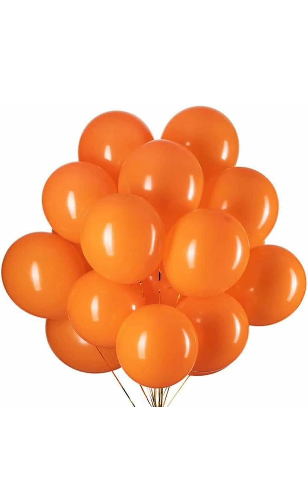 Orange Balloons Pack Of 50