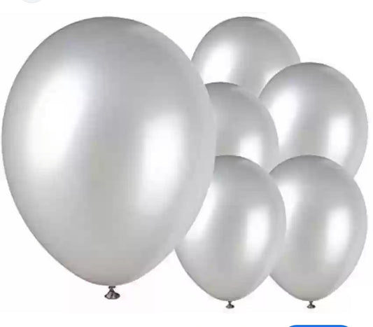 Grey Balloons pack Of 50