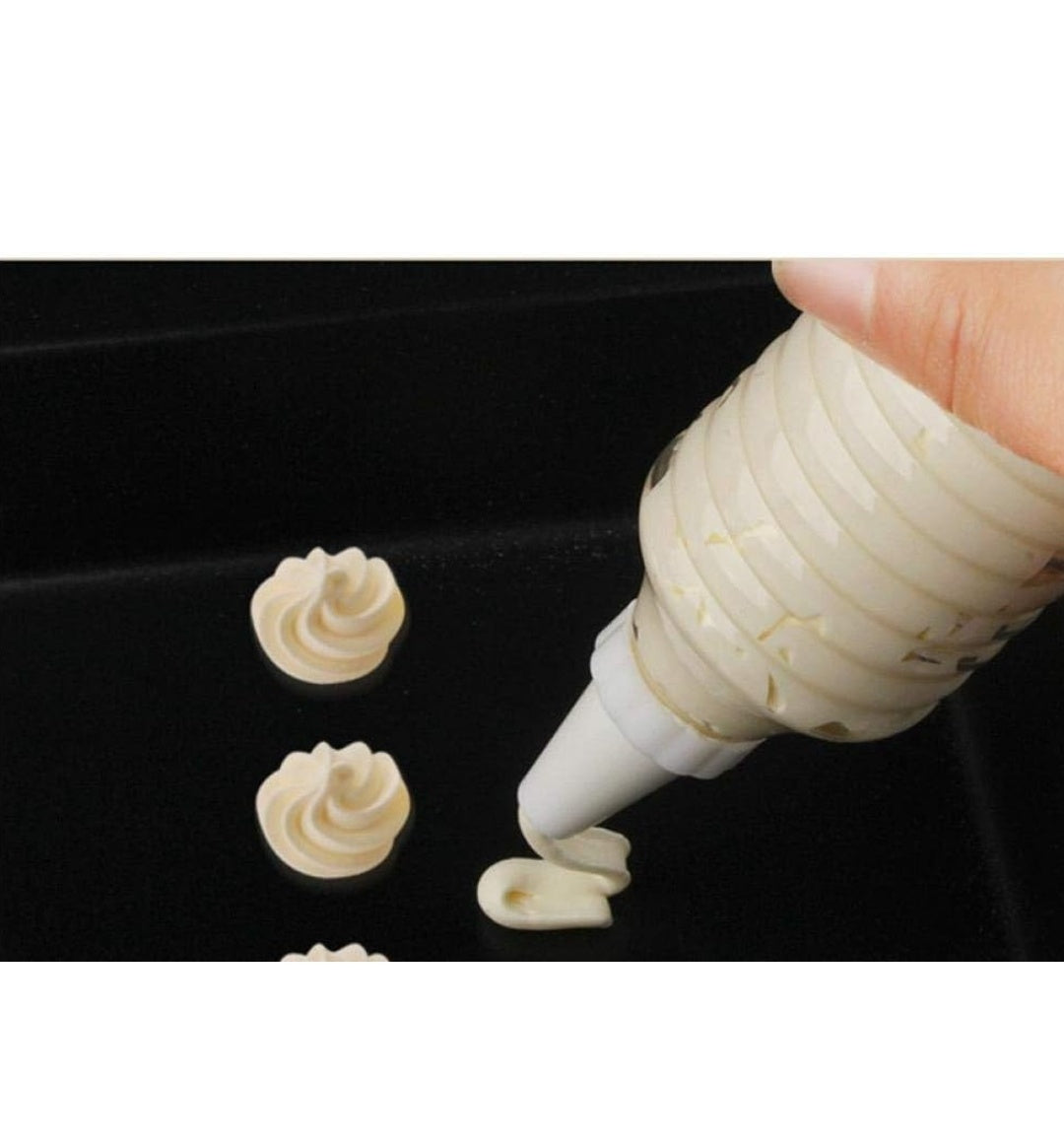 Cake Decorating Icing Piping Cream Syringe Tips 8 Nozzles Set Tool