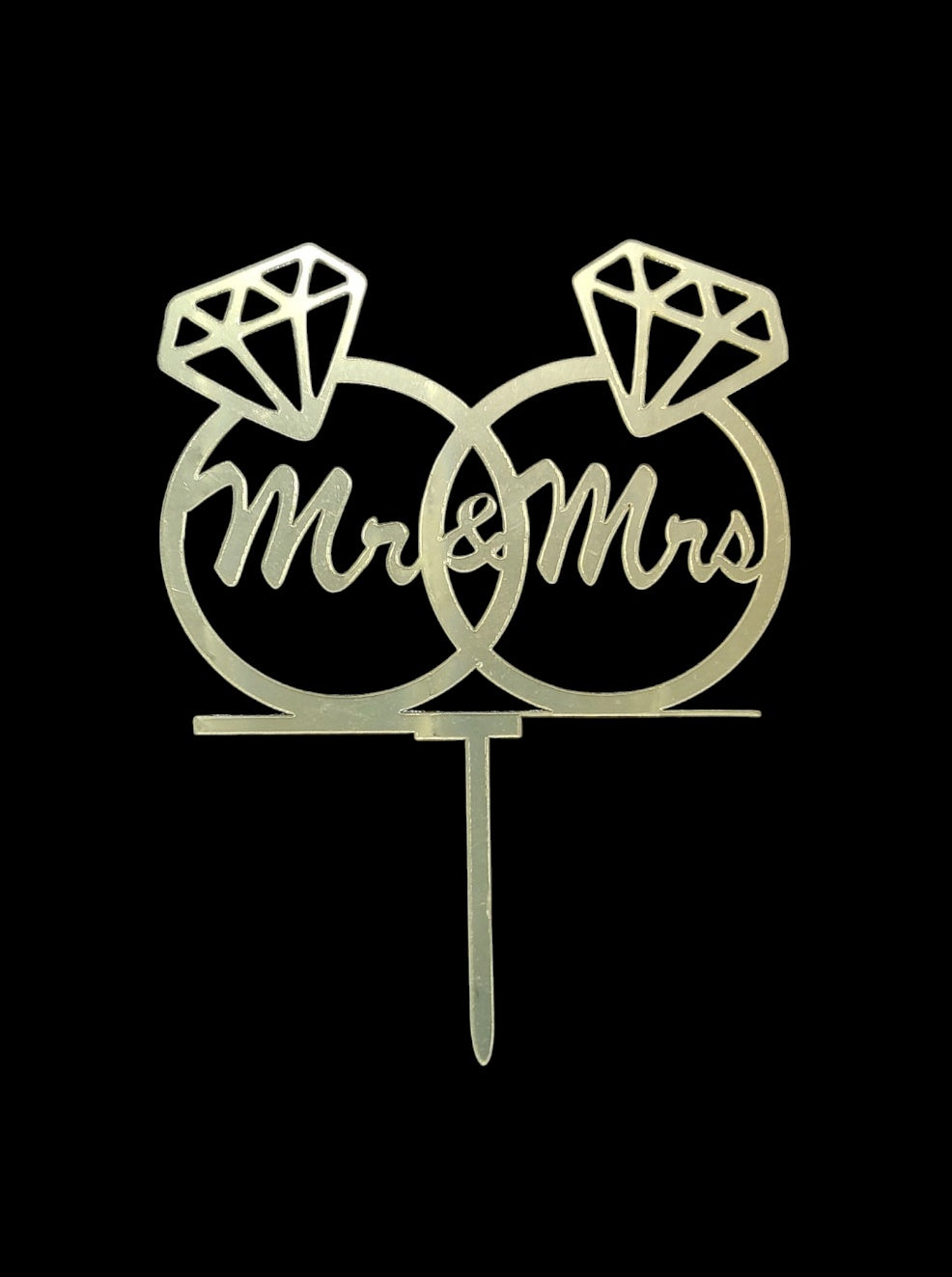 Mr&Mrs Acrylic Topper RT00829