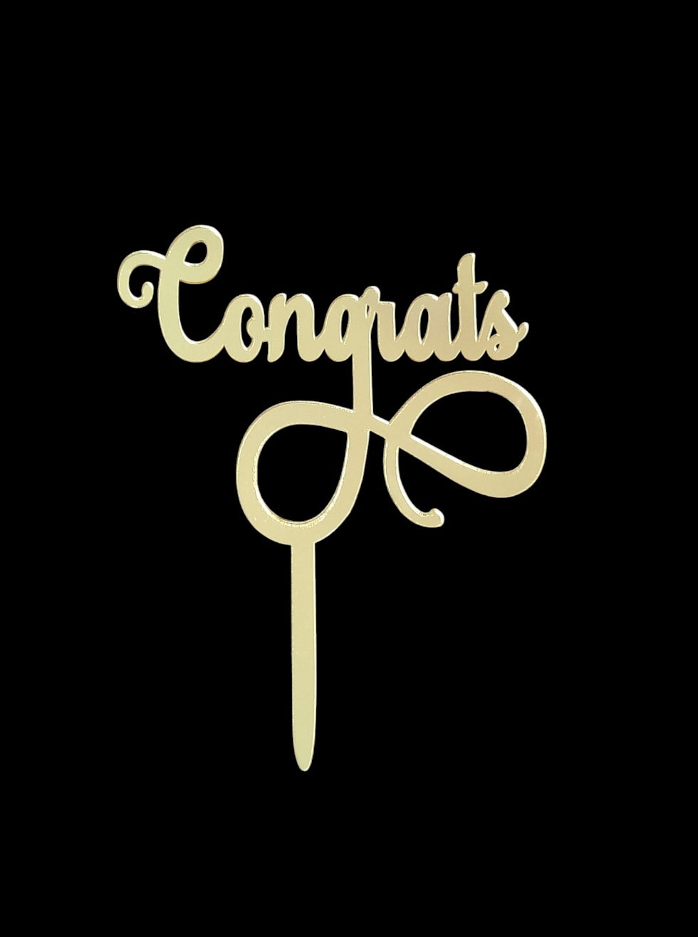 Congrats Acrylic Topper RT00147