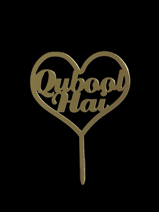 Qubool Hai  Acrylic Topper RT01032