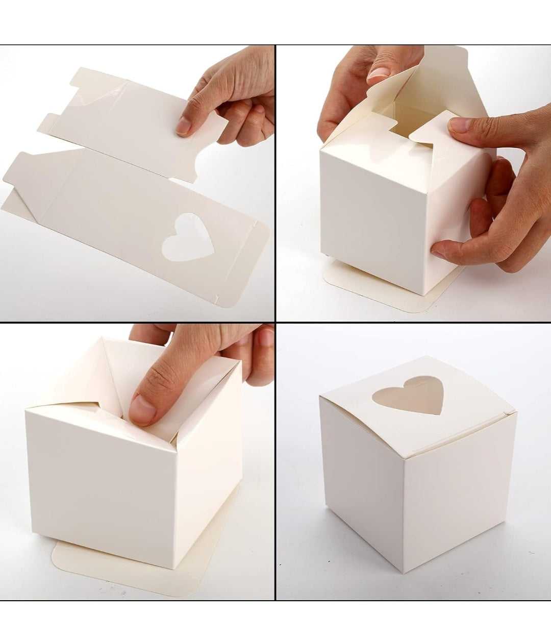 Brownie White  Box size -4x4 inch