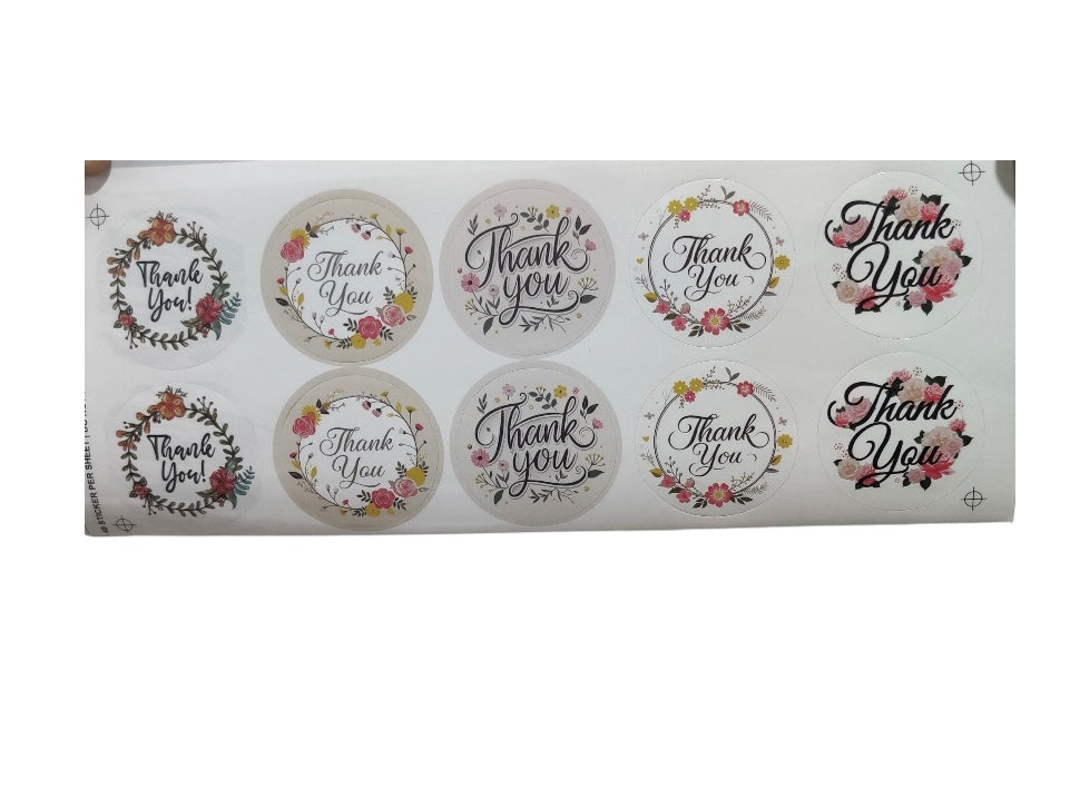 Thank you  (10 sticker in 1 sheet)