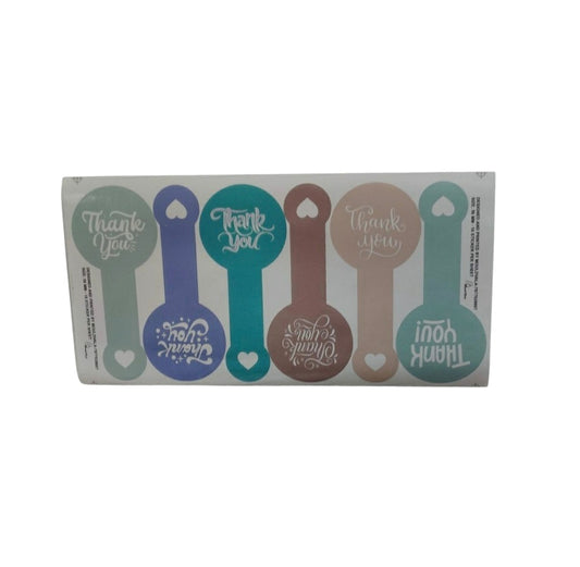 Thank you Sticker (6 sticker in 1 sheet)