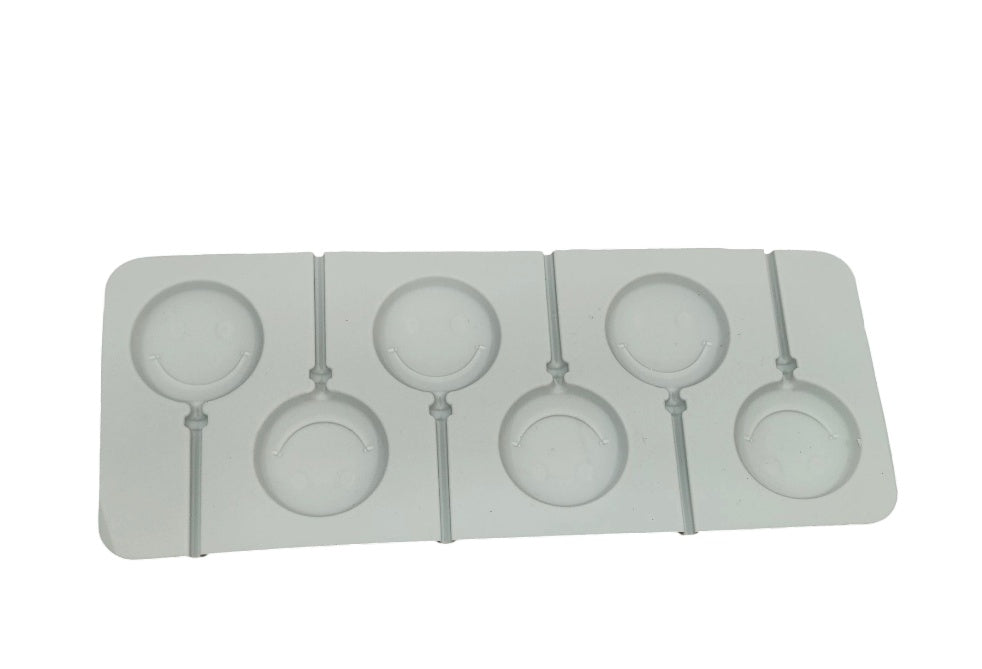 Smiley Lolipop Silicone Mould