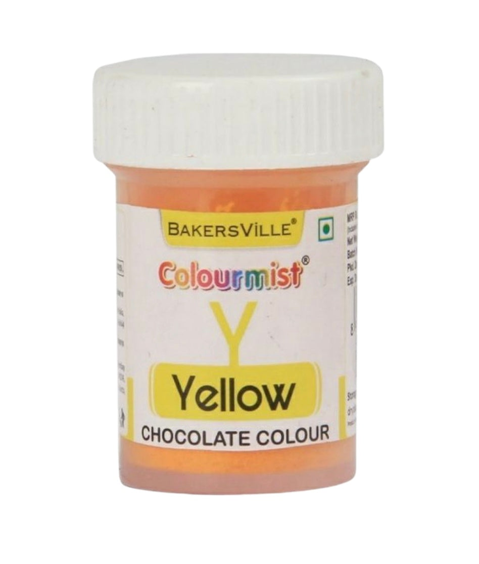 Bakersville Colourmist Yellow Chocolate Colour 3g