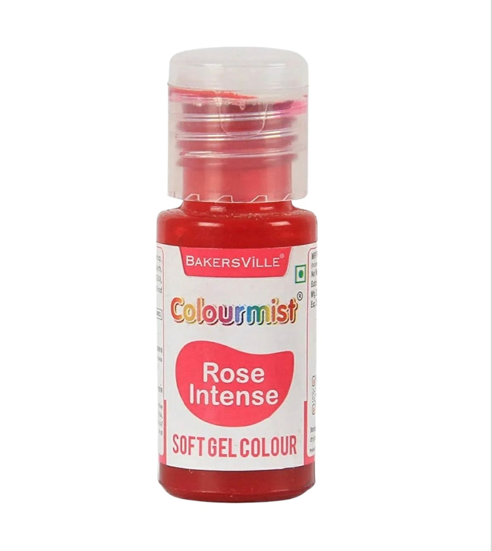 Bakersville Colourmist Rose Intense Soft Gel Colour 20 gm