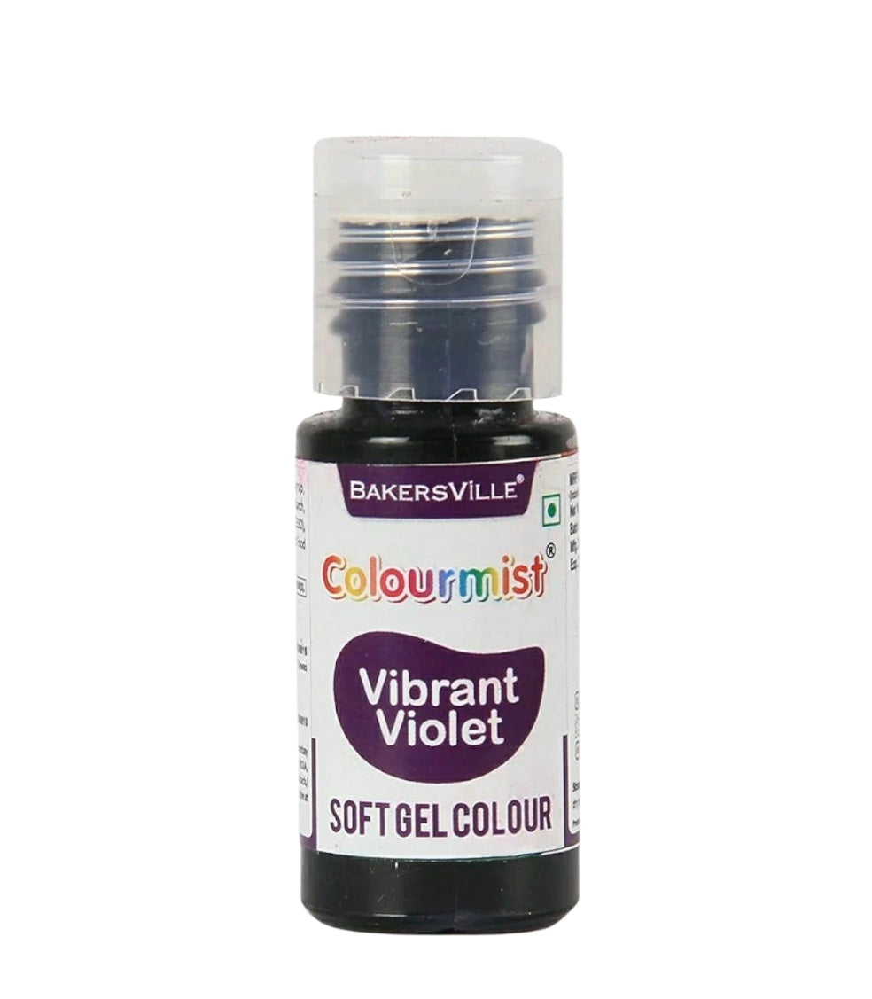 Bakersville Colourmist Vibrant Violet Soft Gel Colour 20 gm