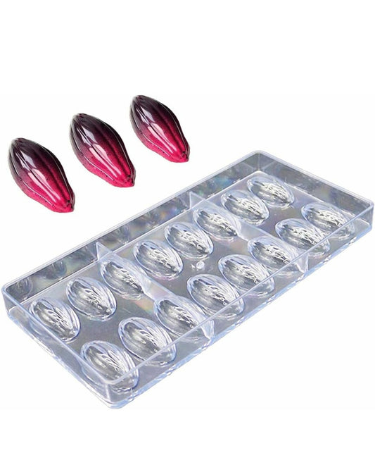 Cocoa Fruit Nut Shape Polycarbonate Mould