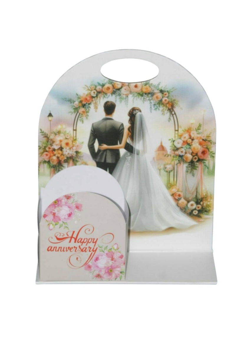 Foldable Anniversary Couple  Cake Hamper Stand