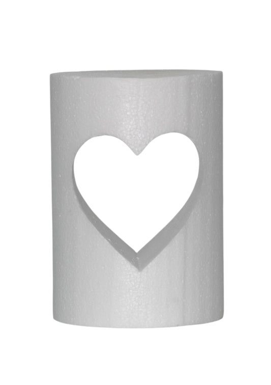 Arch Heart Shape Cake Dummy Size 6x8 inch