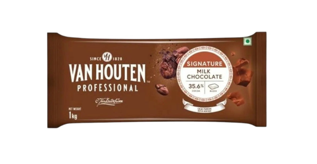 Van Houten Milk Chocolate 35.6% Cocoa 1 kg