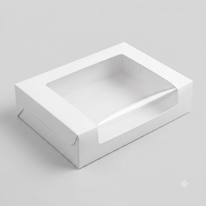6 pc Brownie Box white colour