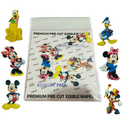 PanKraft Pre-Cut Wafer Paper Mickey Mouse family pack of -11 (WPC-042)