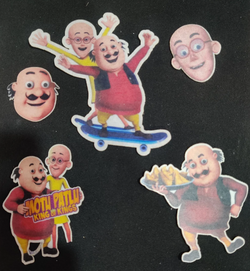 Tastycraft Motu Patlu Edible Waffer paper Pack of -8Code(WPC- 096)