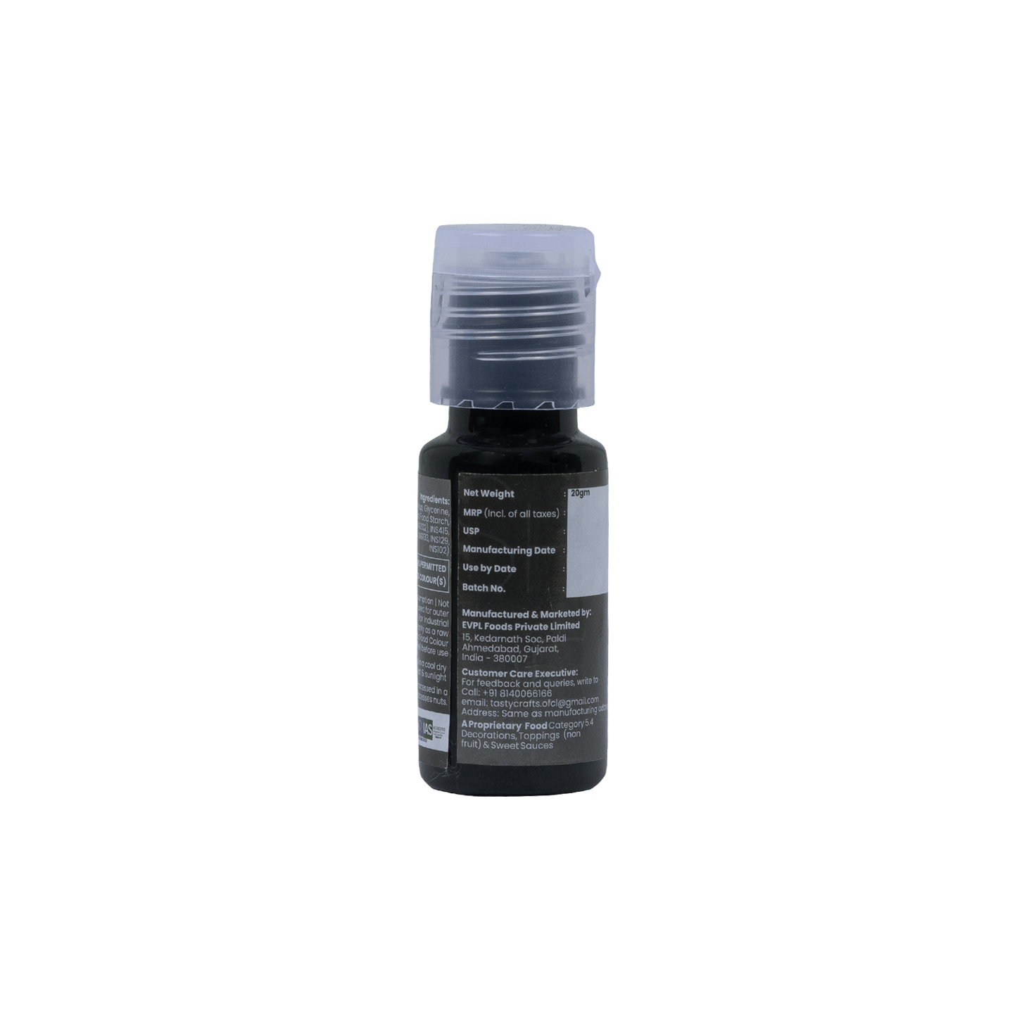 Tastycrafts Black Gel Colour 20 gm