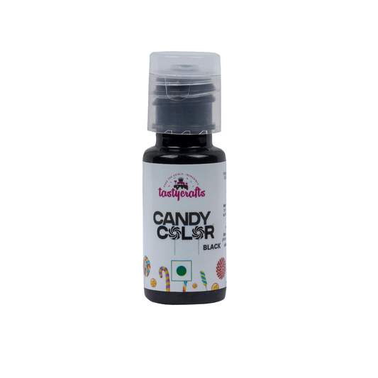 Tastycraft Candy Color Black 20 Gram expiry - march 2026