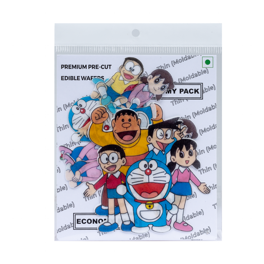 Doraemon Family Edible Pre-Cut Wafers (WPC-041)