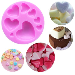 Heart Fondant Mould Code - AM063