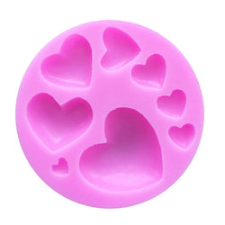 Heart Fondant Mould Code - AM063