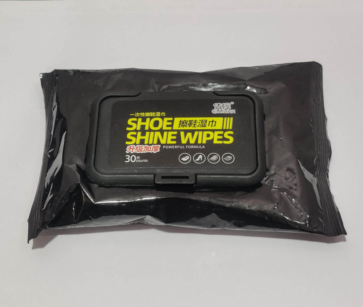 Shoe shine wipes Pack of 30