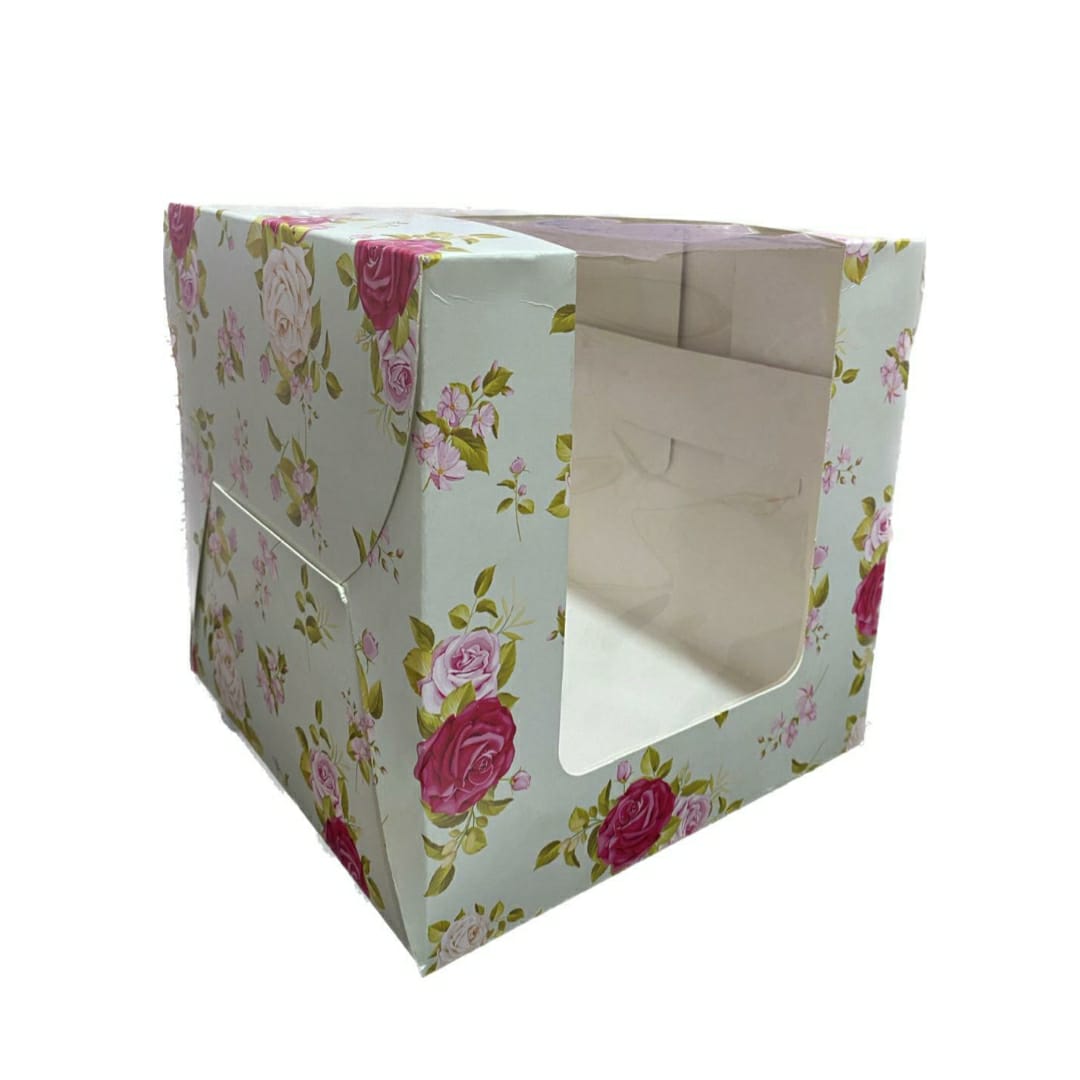 L Shape 1 Pound Tall Cake Box 8*8*8