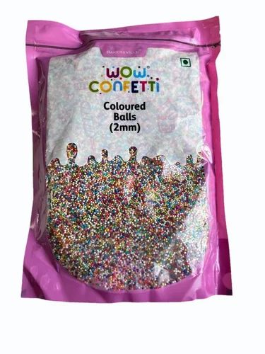 Bakersville Wow Confetti Coloured Balls 2mm sprinkle 1 kg